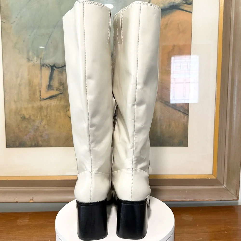 🌸VINCE CAMUTO 🌸 Sangeti Extra Wide Calf Boot Off White Size: 11W